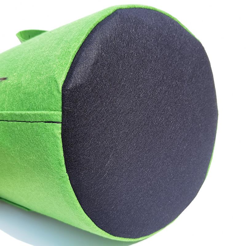 planting bag, green thickened non-woven flower pot, vegetable planting bag, beauty planting bag, nutrition bag round.