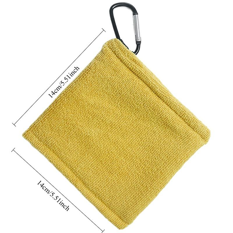 1Pc Outdoor Golf Cleaning Towel, Cleaning Club Towel, Golf Towel, Holiday Gift