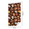 Wallpaper Colorful cakes with sweets for the living room and bedroom 50x1000