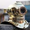 Anchor Mini Diving Helmet U.S Navy Mini Divers Helmet Mark V Solid Brass