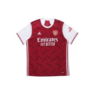 Мужские топы с короткими рукавами Arsenal Home Fan Edition 20-21 сезона темно-бордовые EH5817