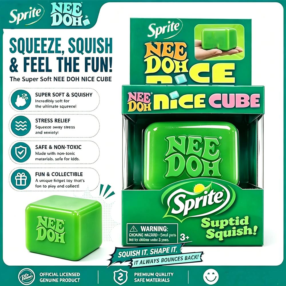 Популярный Schylling Nee Doh Nice Cube Сенсорный Сниматель Стресса Игрушка-Антистресс Для Тревоги и Концентрации Настольный Сенсорный Куб Для Взрослых и Детей