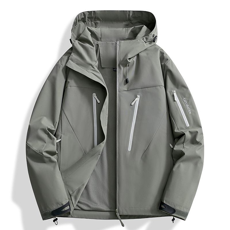 Водонепроницаемая походная куртка с капюшоном унисекс для осени и зимы