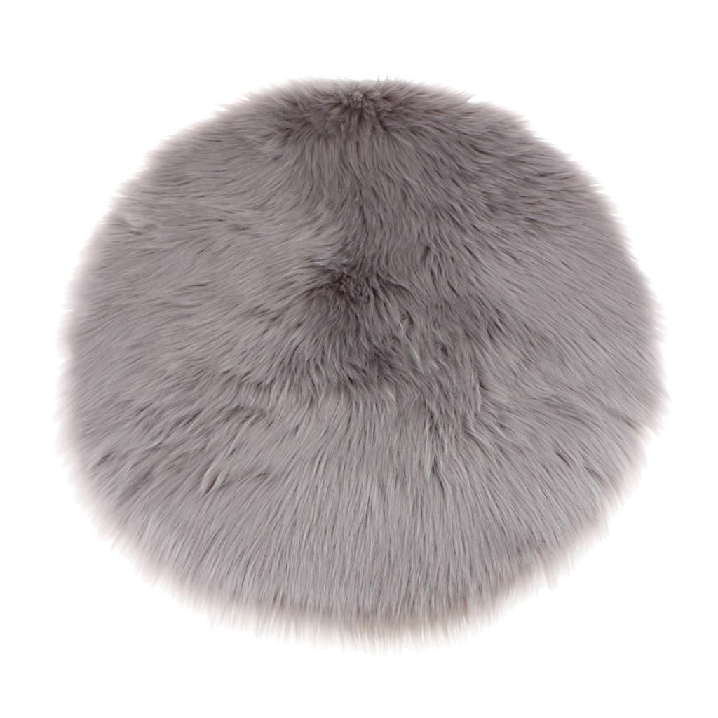 Round Car Stool Seat Cushion Floor Mat ry Sofa Pad