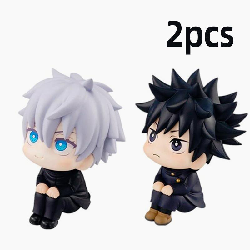 10cm Jujutsu Kaisen Anime FigureYuji Itadori Gojo Satori Fushiguro Megumi Kugisaki Kawaii Toy PVC Model Action Figure Gifts