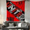 Grand MUFC TriumphWall Hanging Printed Fabric Blanket Decorative Tapestries for Bedroom Living Room Home Decor