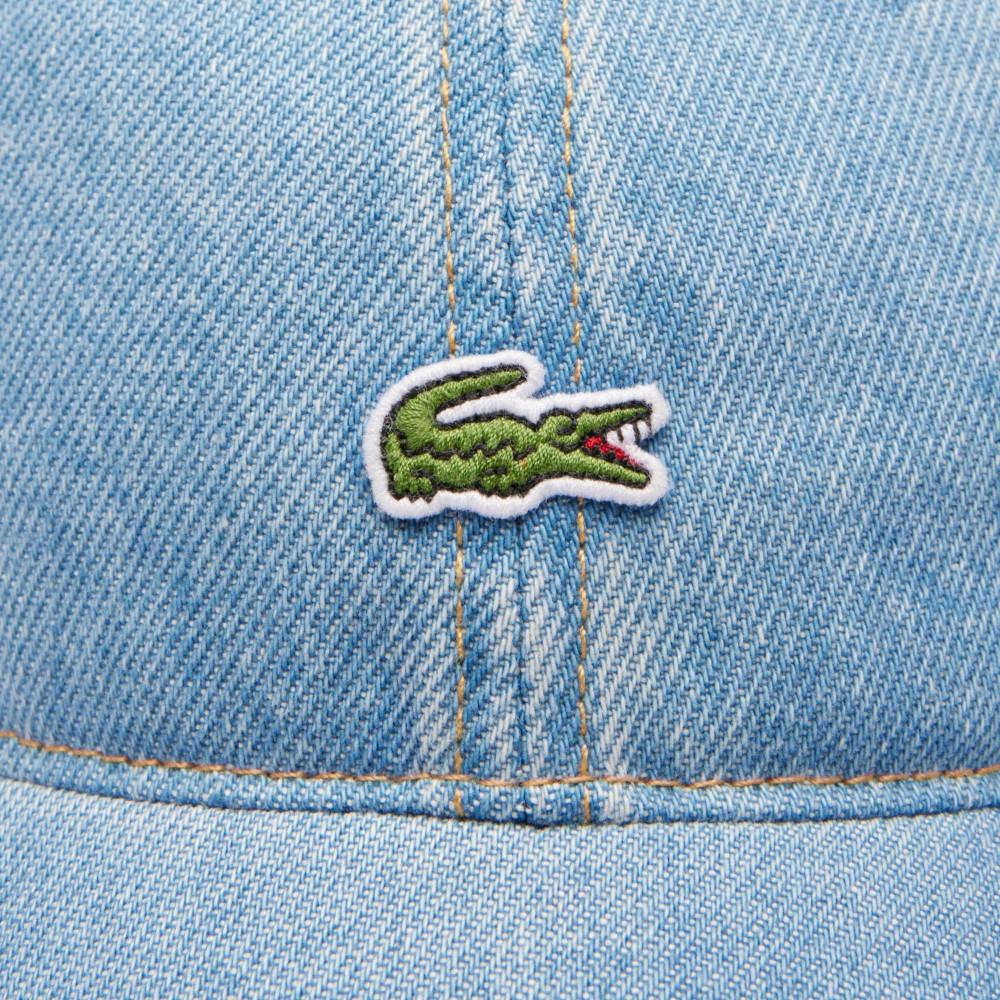 Lacoste Мужская джинсовая кепка-бейсболка RK6362-55NMKU
