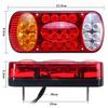 12V LED Rear Tail Light Brake Indicator Signal Lamp For Trailer Truck Lorry Van