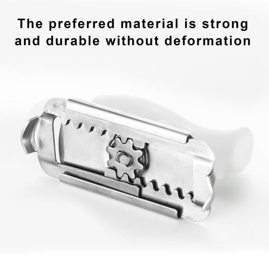 Открывалка для банок, легкий поворот, открывалка для бутылок из нержавеющей стали, инструмент для захвата крышки банки, компактный сверхмощный консервный нож