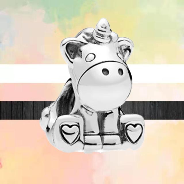 Новый стиль животных Lucky Cat Собака Панда Медведь Лев Змея Кролик Бусины «сделай сам» подходят оригинальные модные подвески Серебряный цвет Браслеты Ювелирные изделия