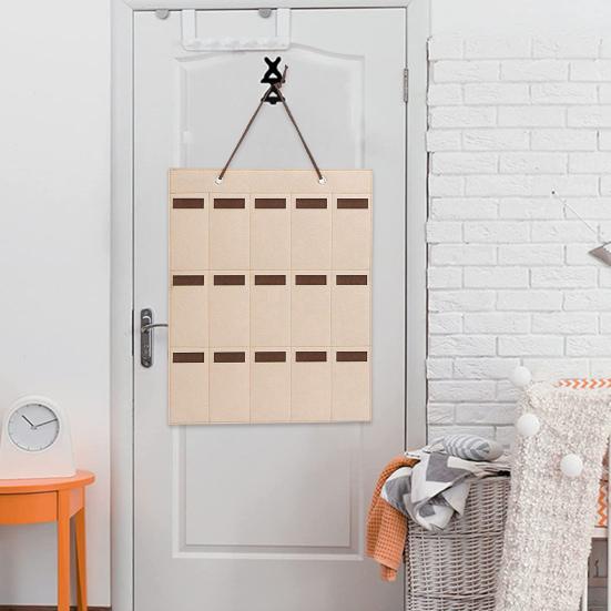 Сумка для очков с несколькими отделениями, принадлежности для спальни, износостойкий, 15 сеток, органайзер для очков, настенная подвесная сумка для хранения, практичная