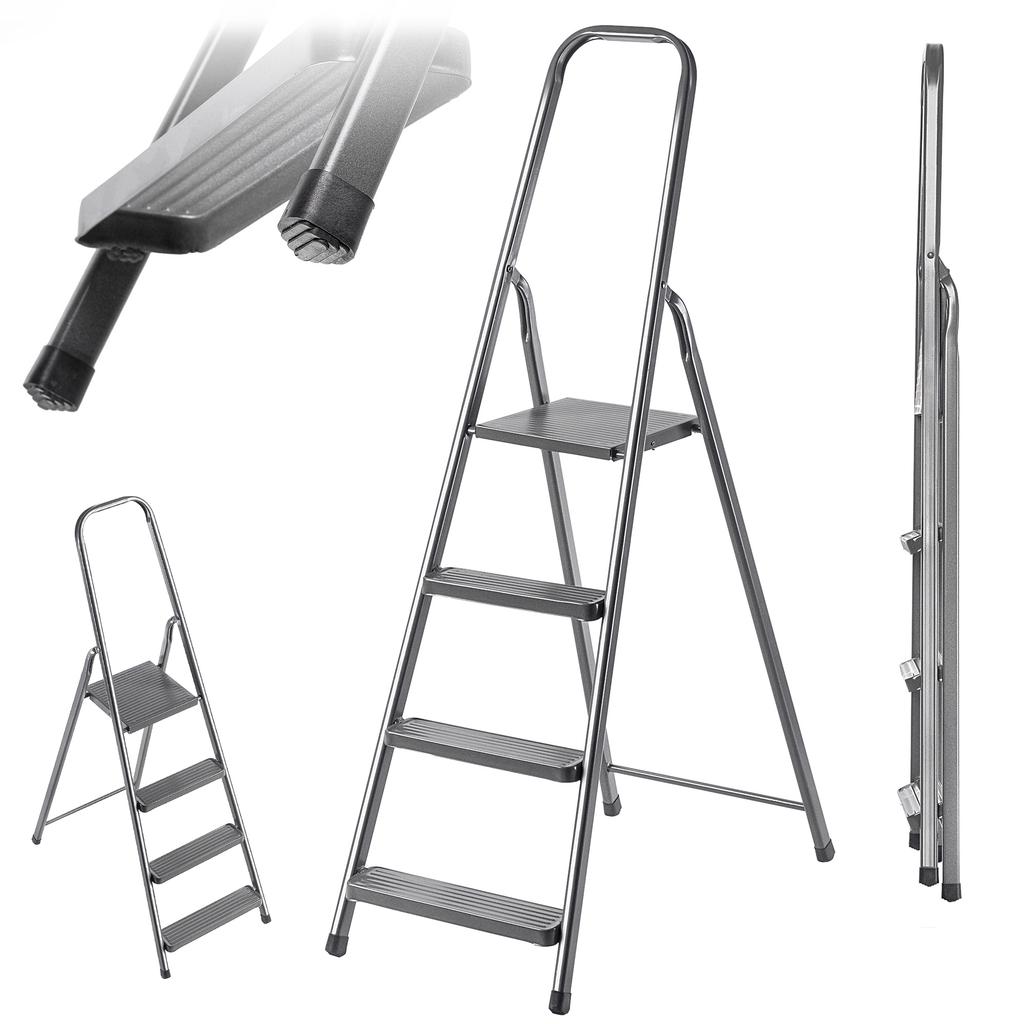 Стальная лестница бытовая складная стремянка цельная 125 кг