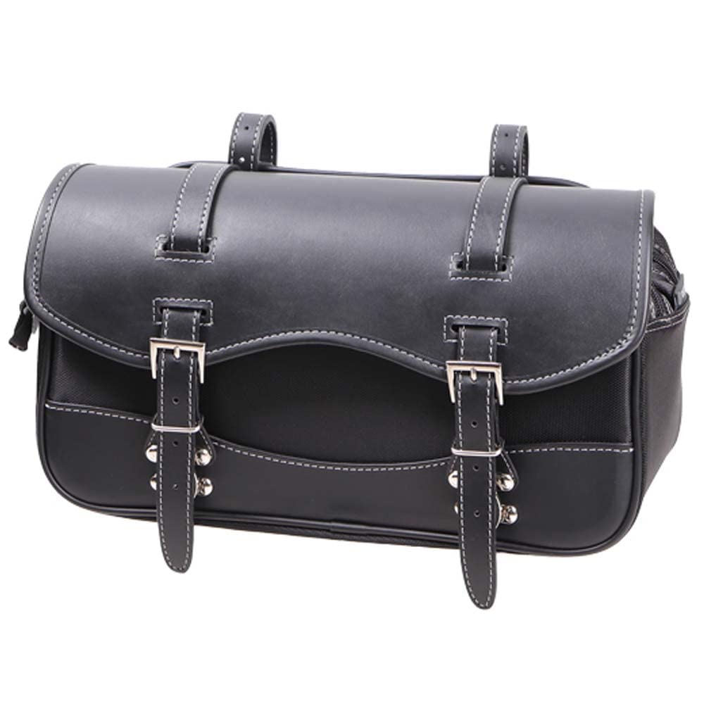 DEGNER Nylon Muffler-Side Saddlebag, Black, NB-192