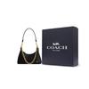 Coach Juliet 25 Removable Shoulder Strap Classic Gold Label Leather Shoulder Bag Medium Women shoulder bag Black CDZ64-B4BK