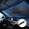 Retractable UV Protection Car Sunshade - Foldable Windshield Umbrella