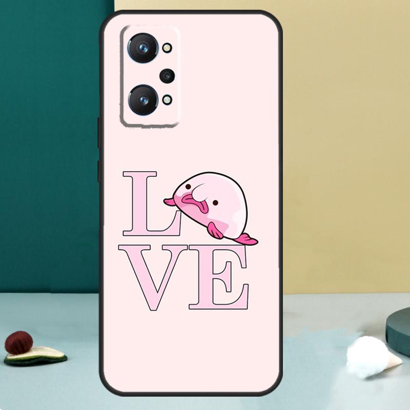 Милый рыбо-капля Для Realme 11 10 12 13 14 Pro Plus GT 7 6 5 Pro GT 6T C67 C61 C53 C51 C21Y C25S C75 C55 Чехол