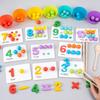 Children'S Bead Counting Game Large Class Toys Wooden Early Education Puzzle Learning Color Number Cognitive Teaching Aids