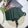 Fully Automatic Sun Protection Umbrella Auto Open Windproof Rainproof UV Protection with Anti-UV Coating Compact Folding Travel Parasol