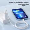 Быстрое зарядное устройство PD на 20 Вт для Apple iPhone/iPad (15/16/11 Pro)