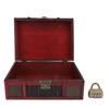 Vintage Storage Box Decorative Density Board Treasure Jewelry Chest for Bracelets Earrings Pendants
