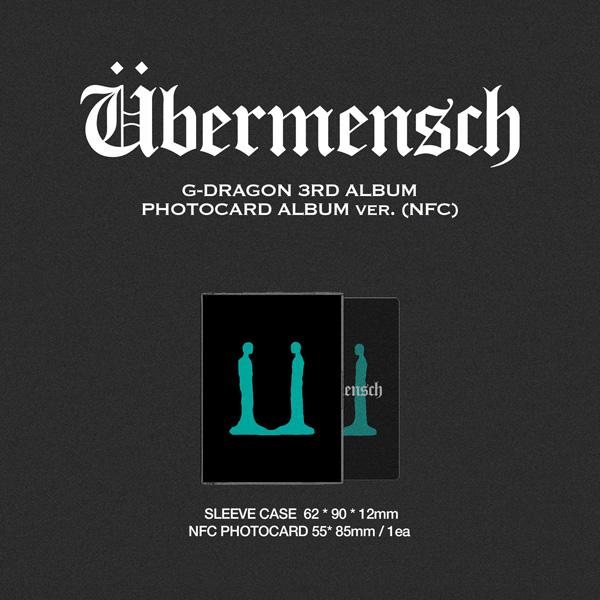 G-DRAGON 3-Й АЛЬБОМ [Übermensch] АЛЬБОМ ФОТООТКРЫТКИ версия. (NFC)