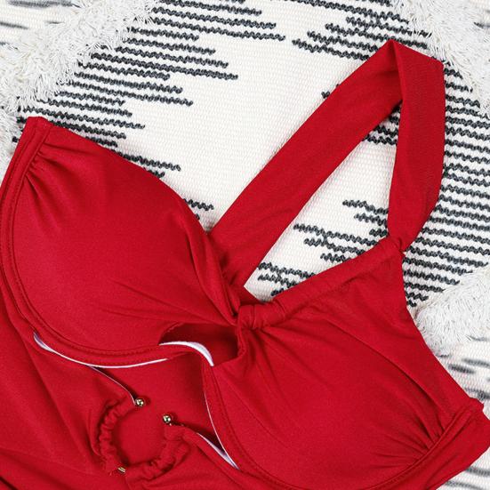 Женский цельный купальник на одно плечо с подкладкой из стали и металлическими пряжками, монокини, сексуальный купальник с S-образной фигурой и полым дизайном