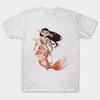 T Shirt Women Koi Mermaid Harajuku Print Kawaii Tshirt Summer Short Sleeve Female T-Shirt Top Tee