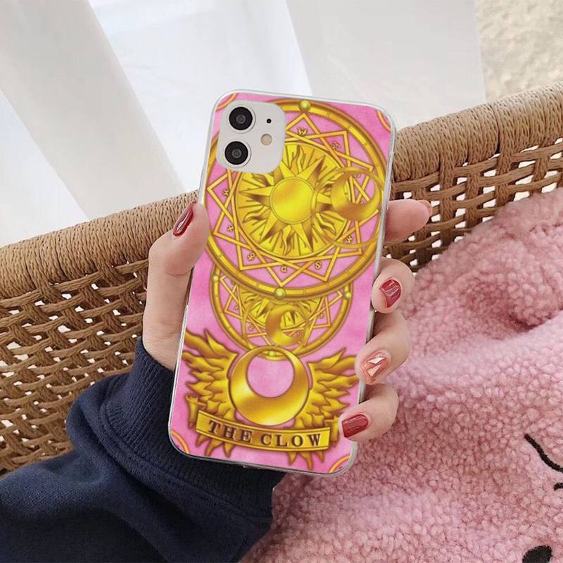 Чехол для телефона Cardcaptor Sakura Magic Wand Moon для iPhone 13 8 7 6S Plus X 5S SE 2020 XR 11 12 mini pro XS MAX