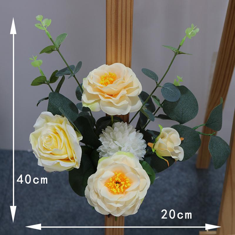 Свадебный указатель 'Добро пожаловать и Направления' из шелковых цветов с цветочным декором