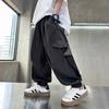 Мужские брюки на кулиске Свободные Большого размера Модные Брюки Тренд Сотня Повседневные Брюки