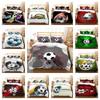 Hot Sale Bedspread Bed Set 3D Football Printing Bedding Suit Comforter Duvet Cover Warm Polyester Comfortable Washable Soft
