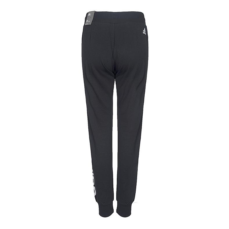 adidas Pt Fl Linear Lifestyle Series Удобные мягкие повседневные трикотажные спортивные брюки женские низы черного цвета CF3799