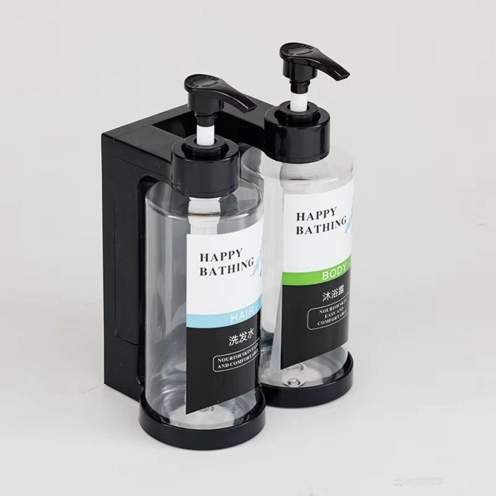 Hand Press Empty Pump Bottle No Punching Bath Lotion Container Manual Soap Dispensers Kitchen