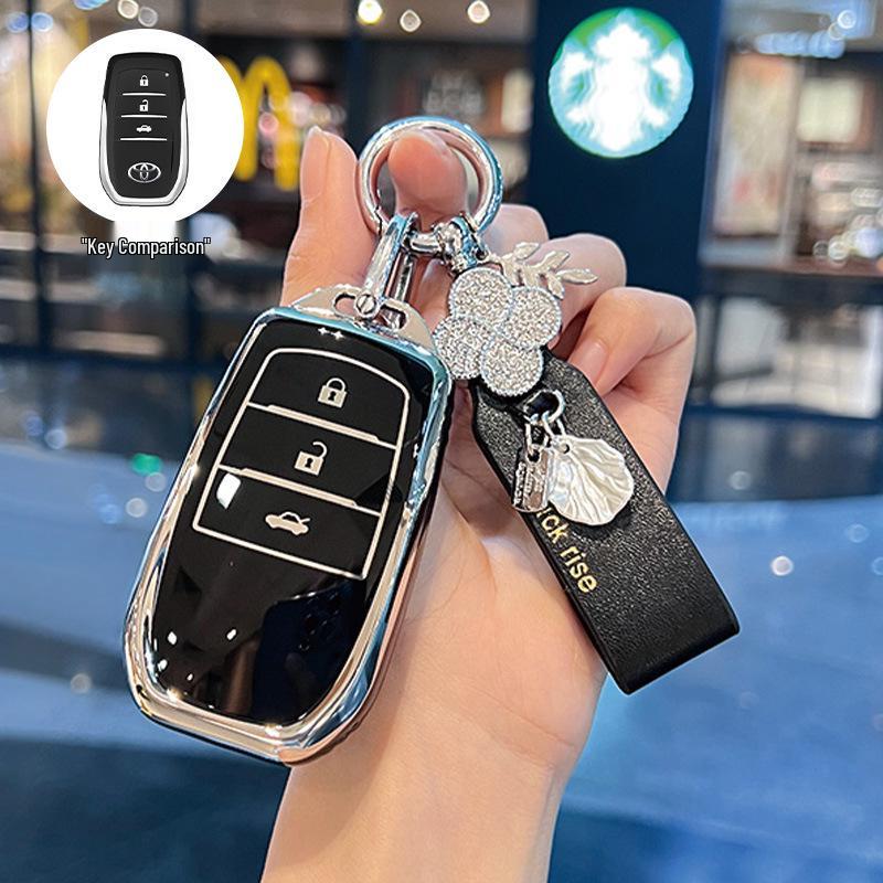 Чехол для ключа Toyota, совместимый с Corolla, Camry, Levin, RAV4, Venza, Avalon и Fenglanda
