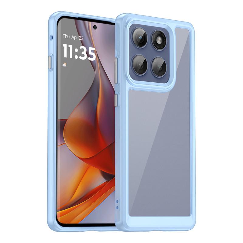 Для Motorola Edge 2026 Чехол Motorola Edge 2026 Обложка TPU Прозрачный PC + Силикон Ударопрочный Защитный Чехол для Телефона Motorola Edge 2026