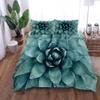 Комплект постельного белья с рисунком в виде суккулентов в цифровом стиле с 3D-принтом King Queen Double Full Twin Single Size