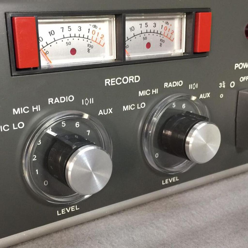 4 шт. серебристого цвета алюминиевая поворотная электронная ручка управления открывалка крышка для REVOX A77 A76 A78 ручка переключателя