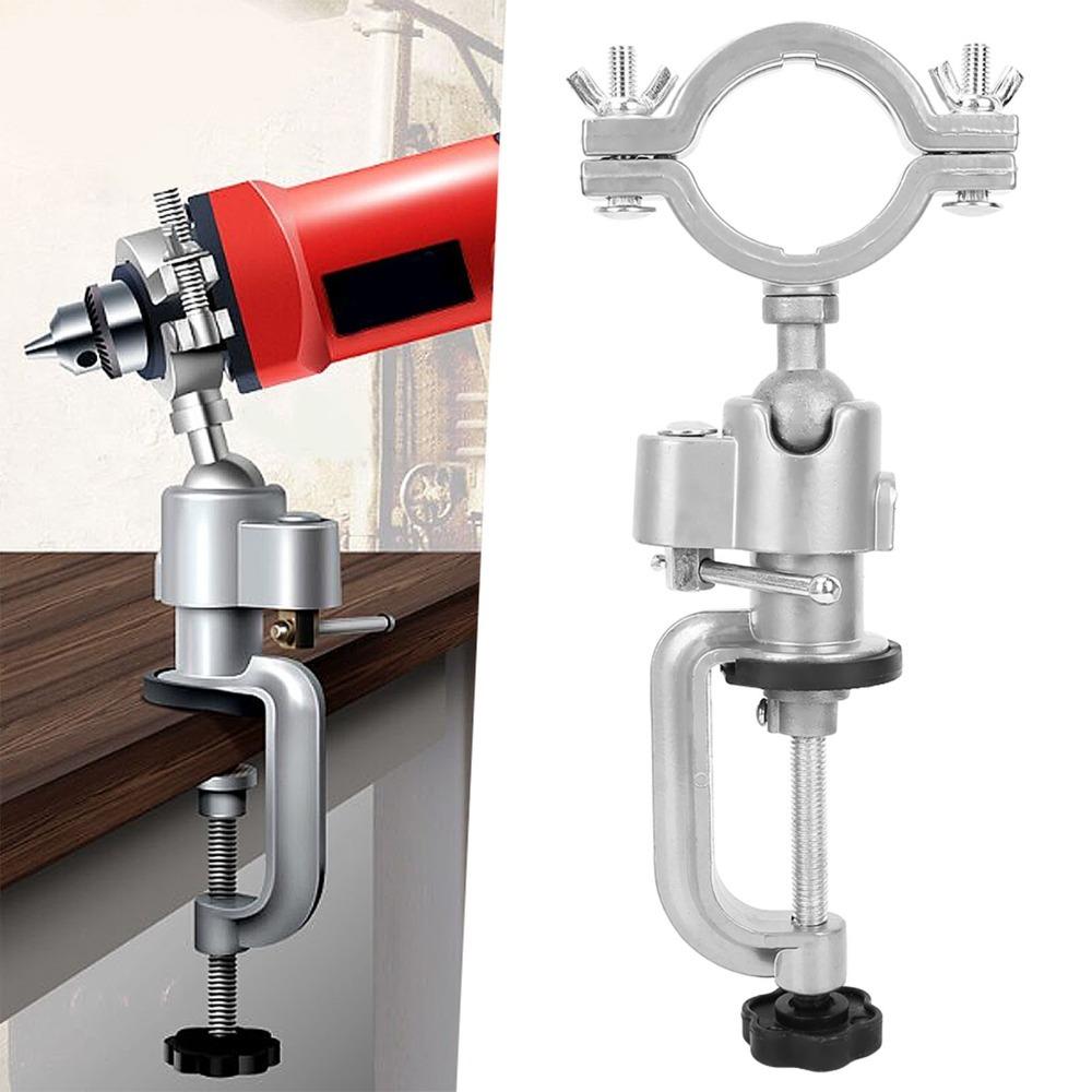 3pcs 360 Degree Rotation Electric Drill Stand Drill Rack Support Bench Clamp Vise  For Woodworking