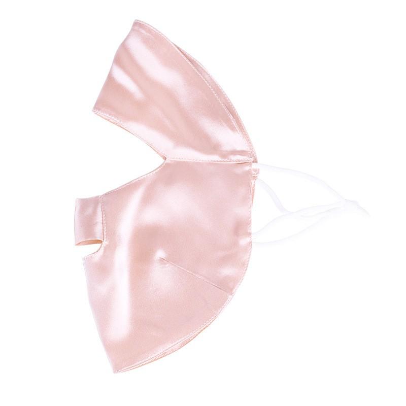 100% Pure Silk Face Cover Sun Protection Breathable Sleep Mask Anti-Oil Fume Full Neck Coverage
