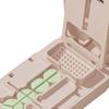 Портативный резак для таблеток с отделением для хранения 2-в-1 Многоцелевой Разделитель таблеток 1/2 1/3 1/4 Режущие инструменты Контейнер для хранения капсул и таблеток для путешествий