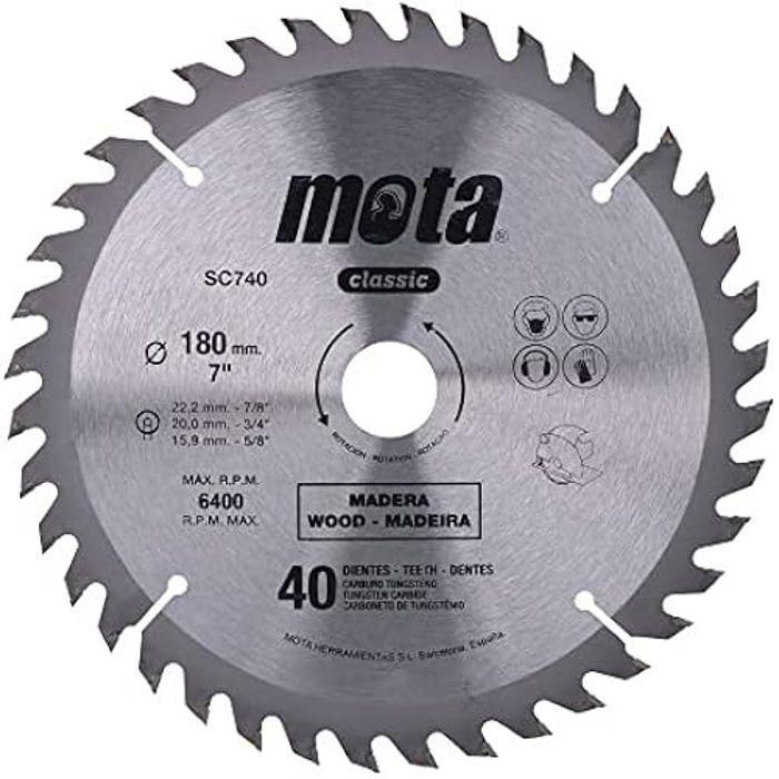 Scie circulaire - EDM - Clp18 Sc740-P - Widia 180 mm - 40 dents - 1 unité