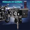 Waterproof Super Bright Headlights Shock-proof Fisheye Lights Motorcycle LED Spotlights  Trucks