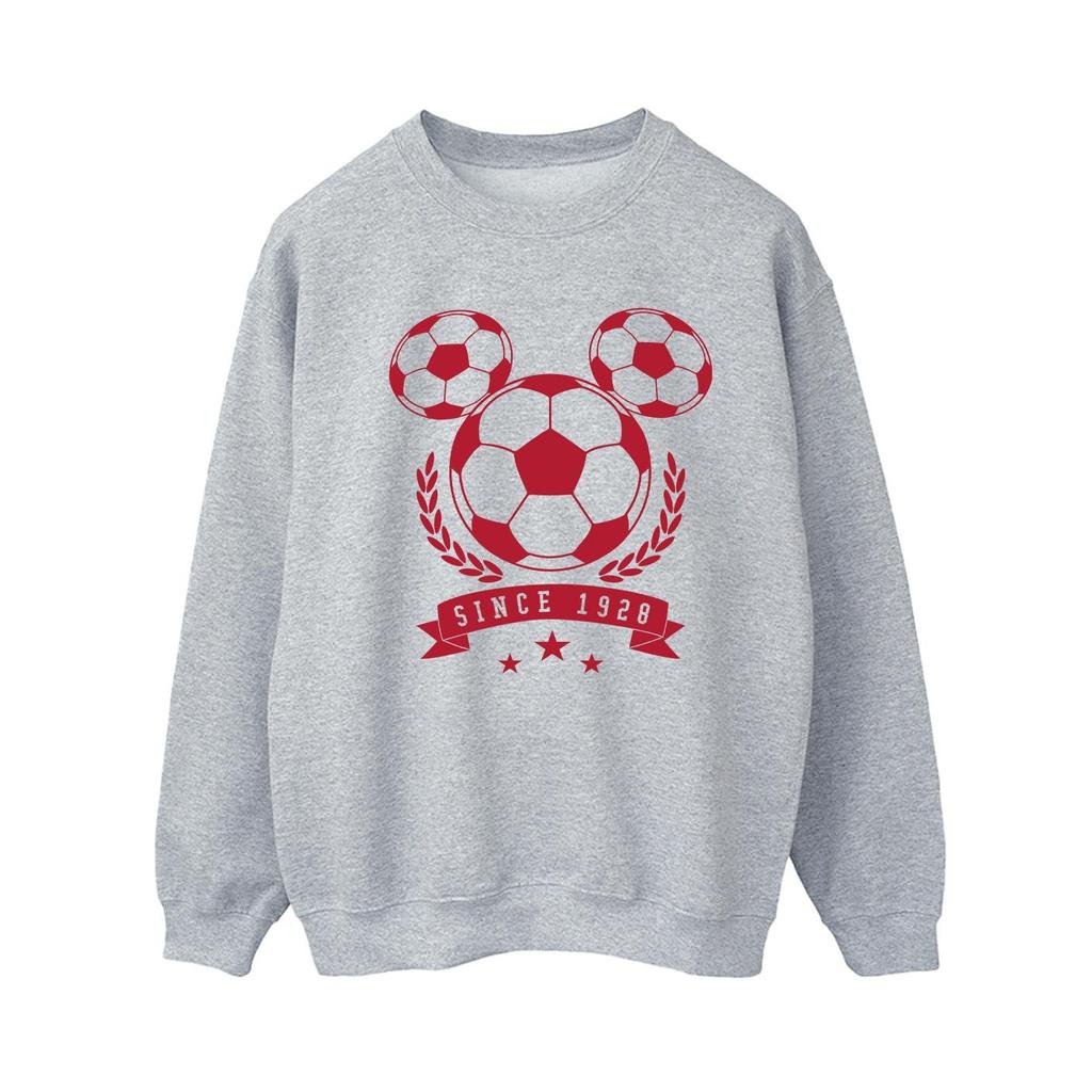 Disney Womens/Ladies Mickey Football Head Sweatshirt