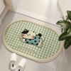 Quick Dry Bathroom Mat Weaving Texture Floor Mat Creative Absorbent Mat  Laundry Room