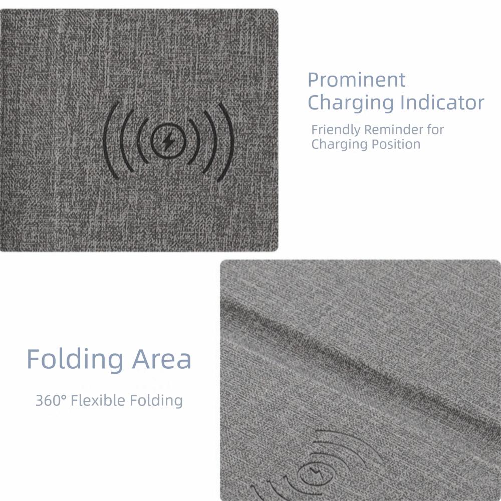 Wireless Charging Wireless Charging Mouse Pad 15W Wireless Desktop Charger Road Trip