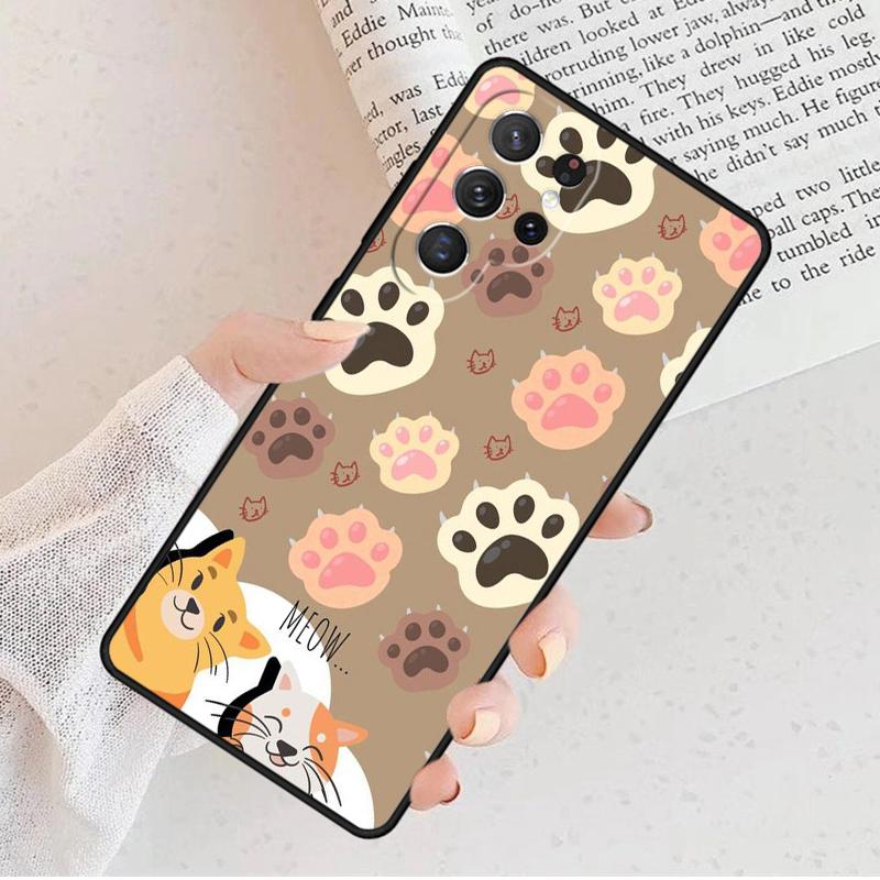 Cartoon Animal Dog Cat Pig Phone Case For Samsung Galaxy S25 S23 S30 S8 S21 S20 FE S24 S22 Note 10 20 S8 Plus lite Ultra
