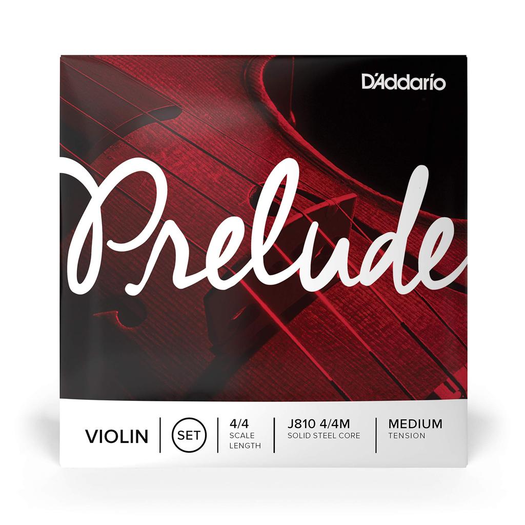 Струны для скрипки D'Addario Prelude J810, среднее натяжение, комплект 4/4M