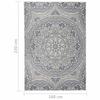 VidaXL Tapis à tissage plat d'extérieur 160x230 cm Motif bleu