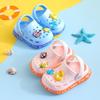 Cartoon Pattern Hole Shoes Children's Slippers Boys and Girls Children's Anti Slip Soft Sole Indoor Anti Collision Baby Sandals