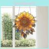 Colorful Acrylic Sunflower Window Hanger Suitable For Daily Home Decoration